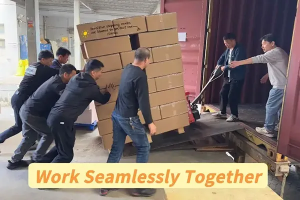 సమర్థవంతమైన లోడింగ్- స్కిన్‌కేర్ పేపర్ బాక్స్‌ల 40HQ కంటైనర్